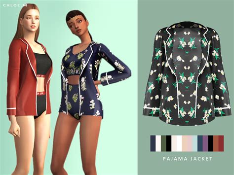 Chloem Sims4 Chloem Pajama Set Created For The