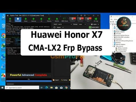 Huawei Honor X7 CMA LX2 Frp Bypass Test Point 2023 Free Solution