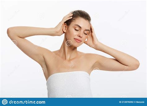 Beauty Face Of Young Woman Skin Care Concept Stock Photo Image Of