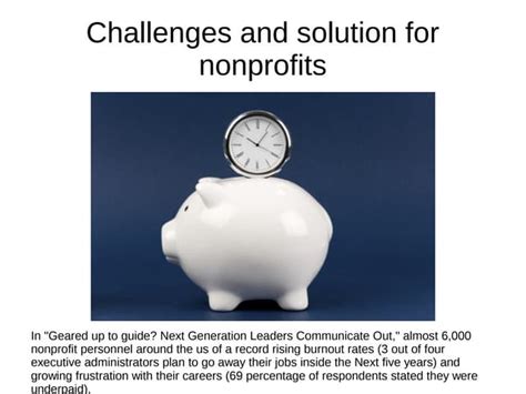 Challenges And Their Solution For Nonprofits Ppt