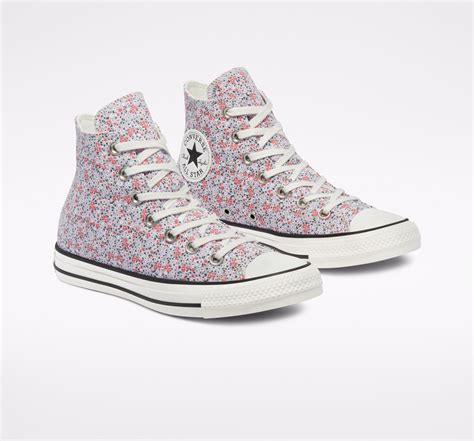 Vintage Floral Chuck Taylor All Star Womens High Top Shoe
