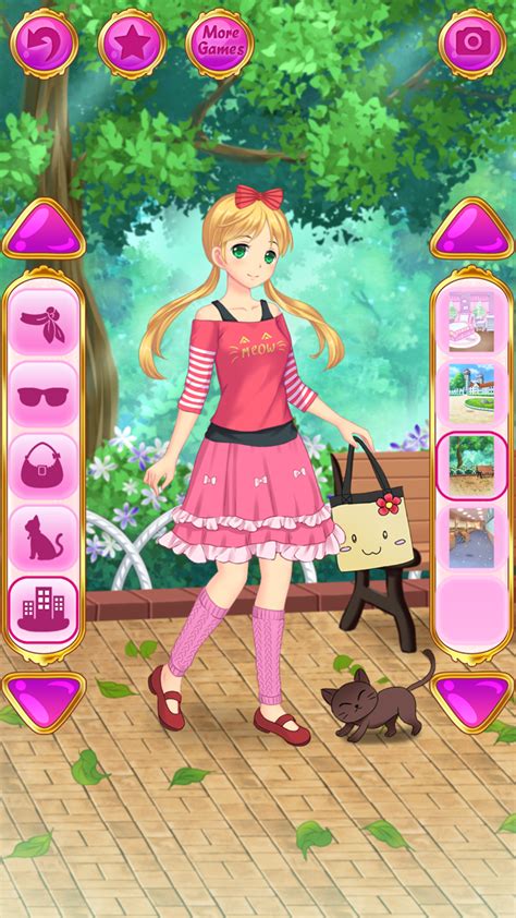 Anime Dress Up Games For Girlsauappstore For Android