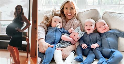 Awe Inspiring Before And After Pregnancy Photos Are Shared By Mo Of Quadruplets Who Also