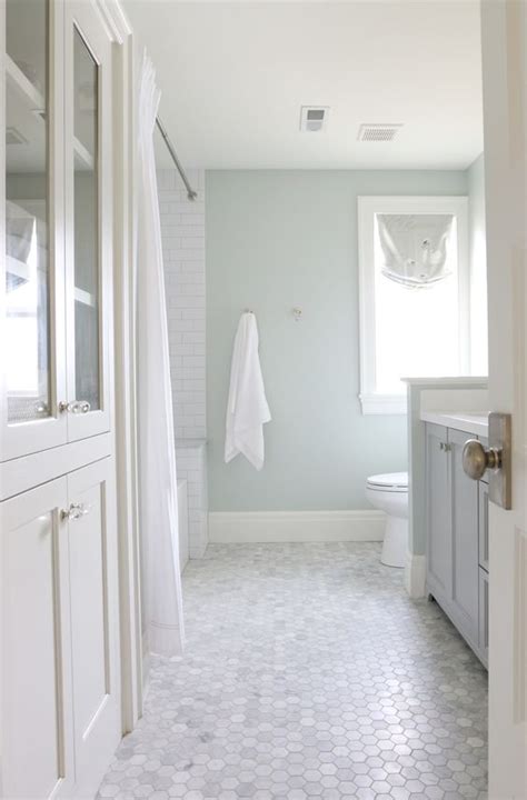 Reflective tiles, like lots of tiny mirrors, can add space to your bathroom which is a common mirror trick in interior design. 50 Cool Bathroom Floor Tiles Ideas You Should Try - DigsDigs
