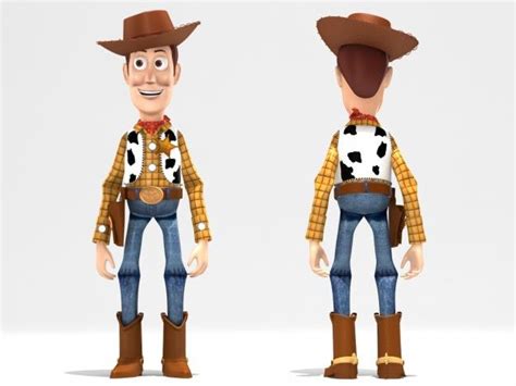 Woody Rigged 3d Model Woody Toy Story Toy Story Coloring Pages