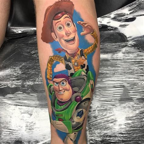 Toy Story Tattoo Buzz And Woody