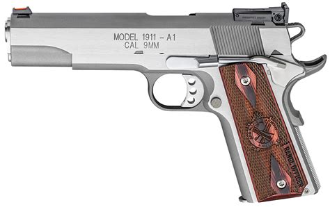 Springfield 1911 A1 Range Officer 9mm Stainless Essentials Package W