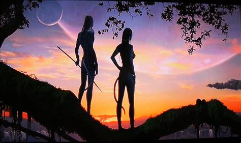 Avatars Looking At Pandora Sunset Download Hd Wallpapers And Free Images