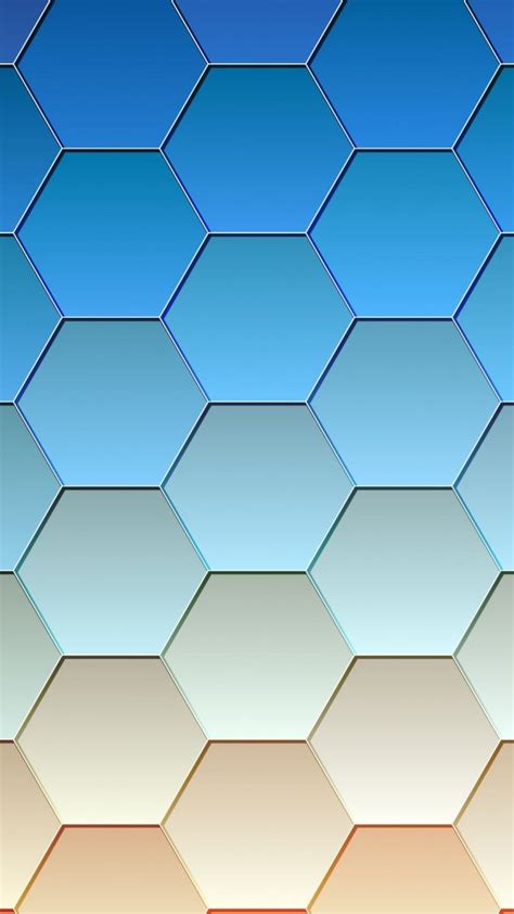 Hexagonal Grid Gradient Abstract 720x1280 Wallpaper Best