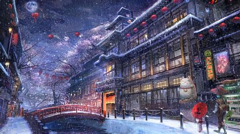 Winter Anime Wallpaper 1920x1080 Checkout High Quality Anime Wallpapers