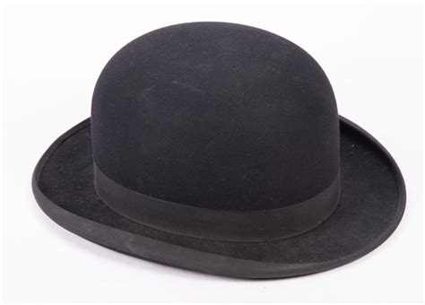 Sold At Auction Vintage Mens John B Stetson Bowler Hat Black Wool