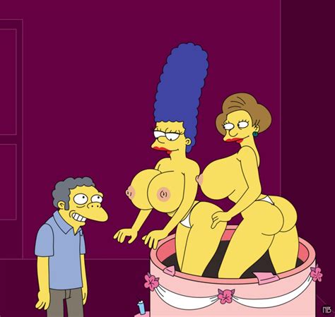 Rule 34 Big Ass Big Breasts Breasts Cake Dat Ass Edna Krabappel Huge Breasts Lipstick Male