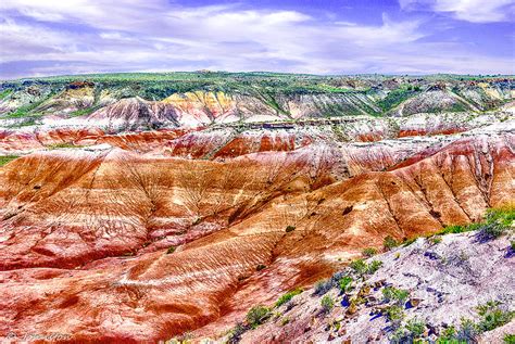 Painted Desert National Park Panorama Photograph By Bob And Nadine Johnston