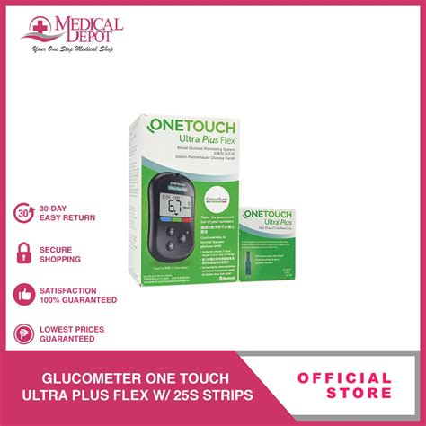 Glucometer One Touch Ultra Plus Flex W S Strips Shopee Philippines