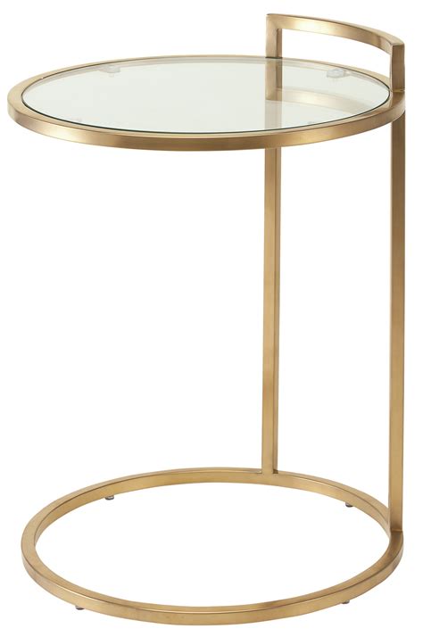 Cool lights modern glam bedside gold crystal table lamp,19.3 end nightstand lamps tall square decorative accent desk lamp night lighting for living room bedroom dining coffee table entryway. Lily Side Table By Nuevo Living - Modern Side and End Tables