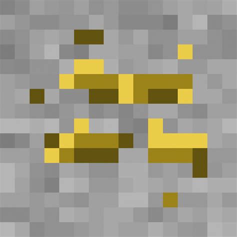 Minecraft Gold Ore Texture