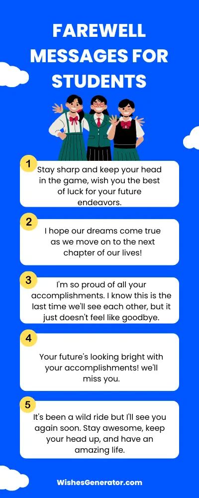 52 Farewell Messages For Students