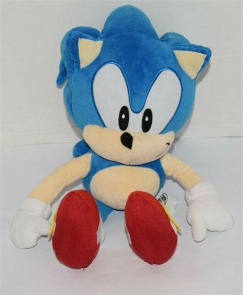 Sonic The Hedgehog 16 Classic 20th Anniversary Sega Jazwares Plush Ebay