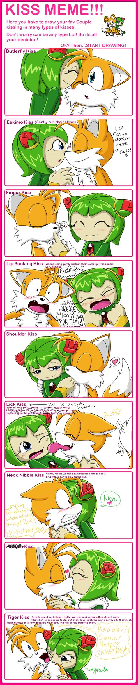 Tails and cosmo kissing подробнее. Kiss Meme_TailsXCosmo by WhiteRaven4 on DeviantArt