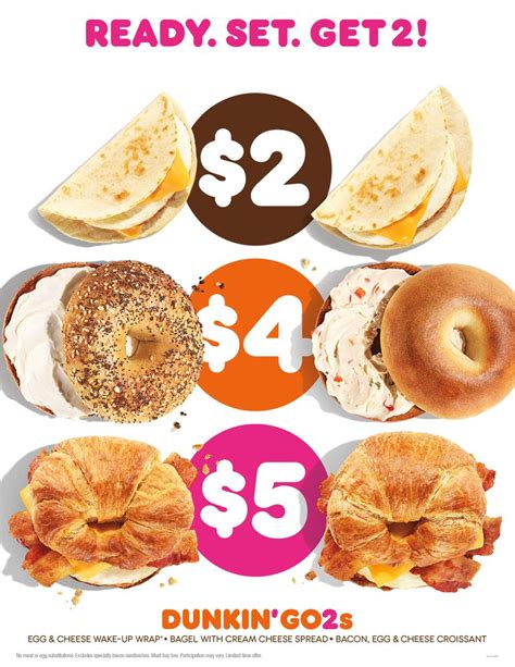 Dunkin Brings New Go2s Value Menu Choices To Its January Menu Dunkin