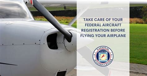 Federal Aircraft Registration Before Flying Your Airplane National