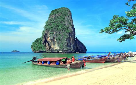 Thailand Island Beautiful Beach Fabulous Image Hd Wallpaper