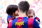 Tiernas fotos de Gerard Pique y sus hijos Sasha y Milan | People en Español