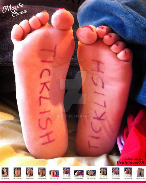 Ticklish Soles Custom Set For Ticklelover78 By Whor4cle On Deviantart