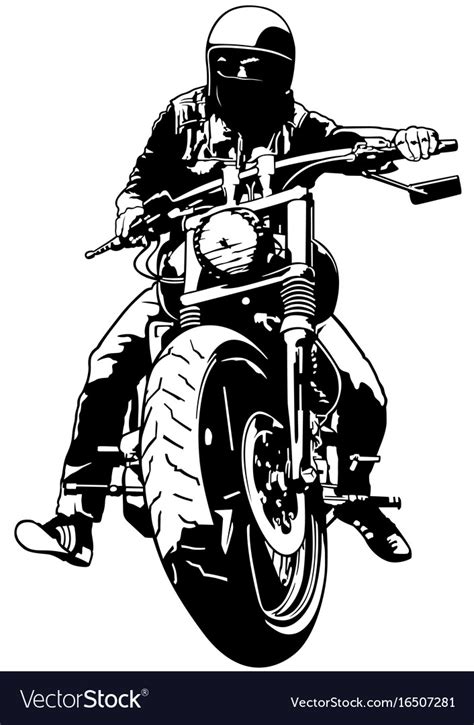 Harley Rider Clip Art