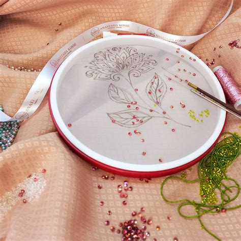 Tambour Embroidery Kit For Beginner Set For Tambour Etsy