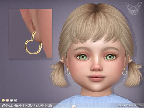 Sims 4 Toddler Earrings Cc