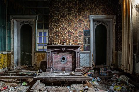 Messy Living Room Abandoned House Photograph By Dirk Ercken