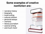 PPT - Creative Nonfiction by Greg Harris June 4, 2009 PowerPoint ...