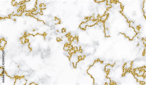 Gold Marble Texture Seamless Background White Abstract Golden Luxury