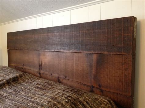 Headboard Made From Reclaimed Barn Wood Barnwood Ideas Reclaimed Barn