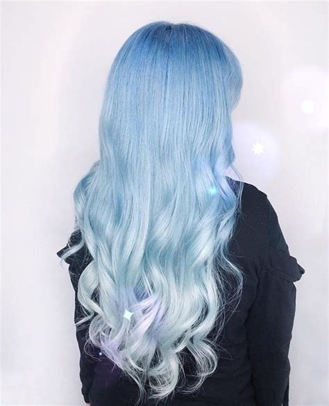 Pinterest Sadlittlebean ☾ Icy Blue Hair Which Hair Colour
