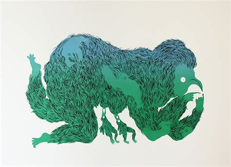 Screen Printed Illustrations On Behance