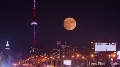 supermoon 2017 3rd december s full cold moon from toronto canada youtube