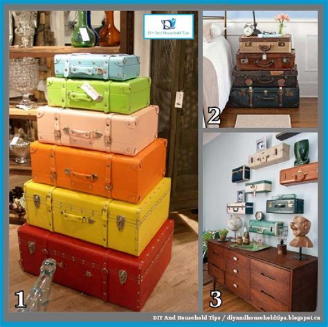 Diy And Household Tips 3 Repurposing Ideas Using Old Suitcases