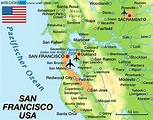 San Francisco Map and San Francisco Satellite Image