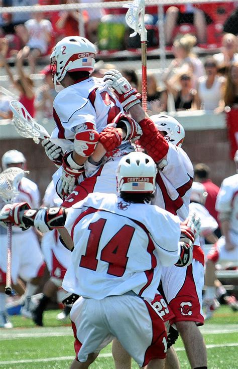 Cortland Red Dragons Lacrosse Team Unfazed By The Steep Challenge It