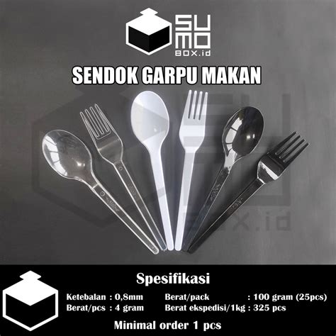 Sendok makan stainless, sendok teh stainless. Sendok Garpu Plastik makan catering kuat plastik murah ...
