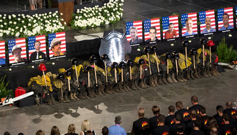 Arizona Governor Honors 19 Fallen Firefighters Who Died In Yarnell Hill