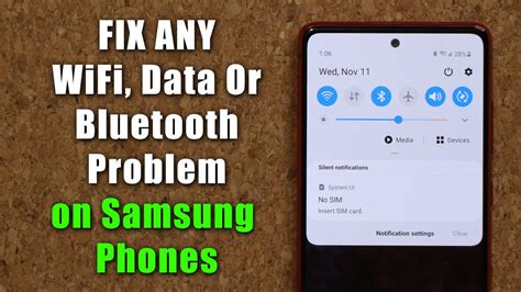 How To Fix Any Wifi Data Or Bluetooth Connection Problems On Samsung