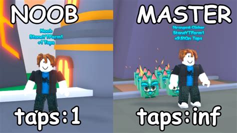 Went From Noob To Pro In Pet Tapping Simulator Roblox Youtube