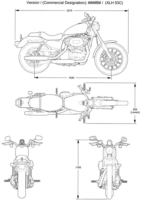 Harley Davidson Xlh 53c Blueprint Download Free Blueprint For 3d