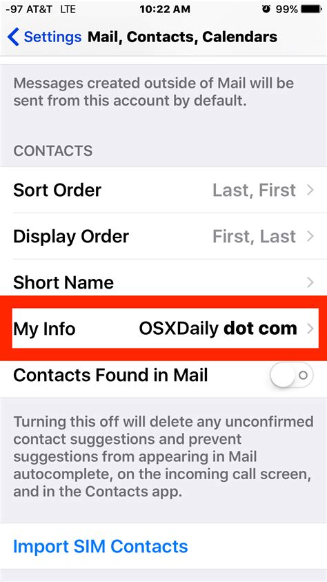 Maybe you would like to learn more about one of these? How to Set "My Info" Personal Contact Details on iPhone