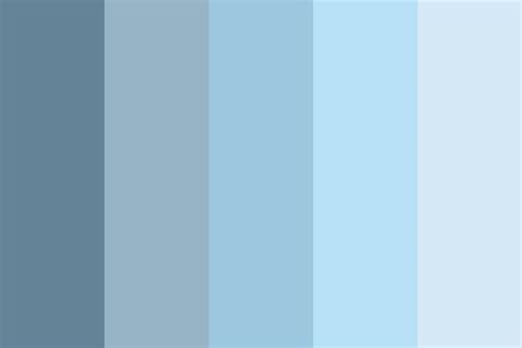 Muted Blues Color Palette Blue Colour Palette Pastel Blue Color