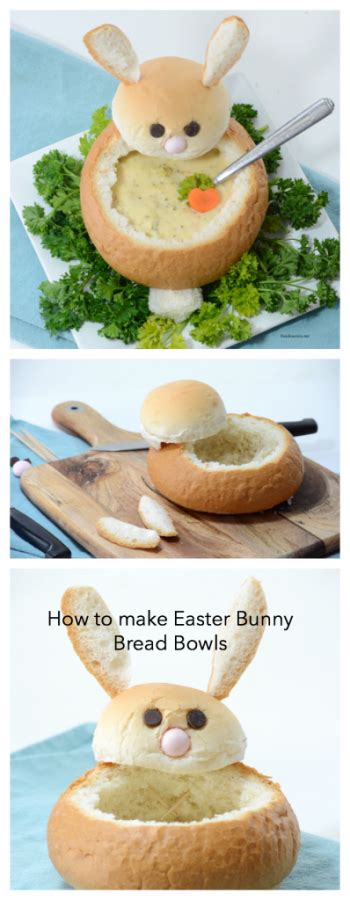 Easter is preceded by lent, a time of fasting for many christians. Easter Bunny Bread Dip Bowl - The Organised Housewife