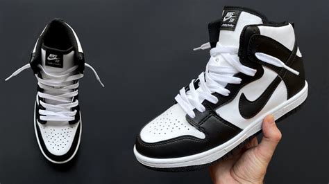 How To Lace Nike Dunk High Loosely The Best Way Youtube
